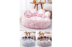 China Winter Warm Round Shape Pet Sleeping Bed Warm Dog House Cozy Nest supplier