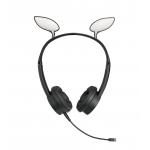 New LED Bluetooth Cat Ear Wireless Headsets Foldable Noise Cancellation Headset With Mic