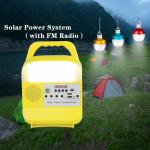 LED 9W Portable Solar Energy System With Mobile Phone Charging