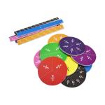 Children Early Learning Magnetic Fraction Tiles Educational Magnetic Math Puzzle for sale