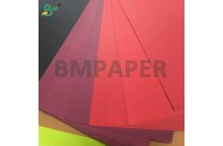 China Single Sided 270gsm Premium Red Card Stock Paper Uncoated For Card Making supplier