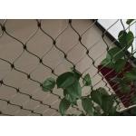 Green Decoration Wall 100x100mm Flexible Stainless Steel Cable Mesh for sale