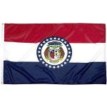 Customizable Heavy-Duty Nylon Missouri Flag Tear-resistant UV-proof for sale