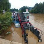 Water Weed Reed Harvesting Trash Skimmer Boat For River / Lake for sale