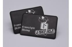 China Reflective Silver Logo Heat Transfer Garment Labels TPU Embossed supplier
