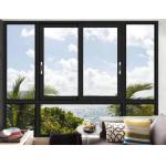 3 Tracks Aluminium Sliding Window Profile Double Glazed Window Profiles OEM Design