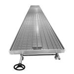 Aluminum Alloy 65cm Height Hydroponic Flood Tables 3x6ft Ebb And Flow Rolling Benches for sale