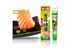 China OEM Wasabi Seasoning Powder Sauce Tube Green Paste For Sushi supplier
