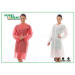 PP Disposable Lab Coats/Custom Disposable Lab coat Protective With Snap For prevent pollution for sale