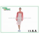 Comfortable Polypropylene Disposable Use Non-woven Aprons for kitchen/production process for sale