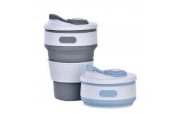 China Lightweight 350ML Foldable Collapsible Silicone Coffee Cup supplier
