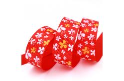 China custom ink printing ribbon logo print satin sash ribbon supplier