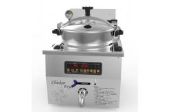 China Digital Panel 16L 3KW 220V/110V Chicken Express Counter Top Pressure Fryer supplier