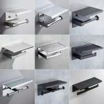 304 Stainless Steel Bathroom Roll Holder Wall Mount for sale