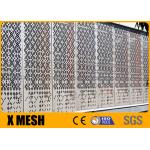 Thickness 2.5mm Perforated Metal Mesh 25mm Hole Decorative Metal Screen for sale