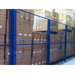 Blue And Yellow 3x2 Pvc Coated Welded Wire Mesh for Workshop Isolation Fence for sale