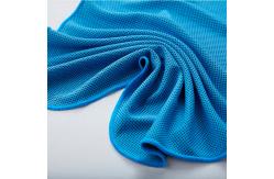 China Custom Logo Sport Microfiber Ice Cold Towel Lightweight For Instant Cool supplier
