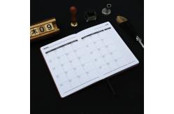 China Synthetic Leather Daily Weekly Planner 120 Sheets For Conference / Student Notes supplier