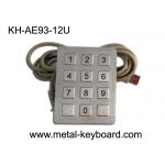 CE / ROHS / FCC USB Interface 12 Keys SS Keypad for Self-Service Machine /  Kiosk , Anti-vanal for sale