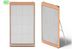 China Transparent Led Window Display Screen Glass Panel Poster P3.91 Customized Shape supplier