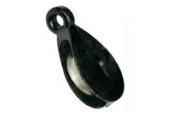 China Galvanized Wire Rope Pulley Single Sheave Rope Pulley 5T - 80T supplier