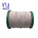Custom Ustc Wire White Silk Covered Round Enameled Copper Litz Wire for sale