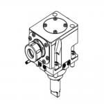 90 Degree Bmt55 Lathe Live Tooling Holders Driven Tool Holder