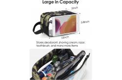 China Traveling See Through Clear Toiletry Bag With Handle For Men supplier