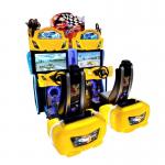 3D Video Outrun Racing Car Game Machine With Coin Operated Playing Attractive