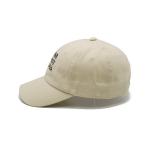 Fashionable White 6 Panel Baseball Cap With Adjustable Strap Closure