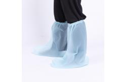 China Anti Slip Elastic PE CPE Disposable Polypropylene Shoe Covers supplier
