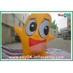 Advertising Inflatable Oxford Cloth Inflatable Cartoon Characters 3M Yellow For Sport Games for sale