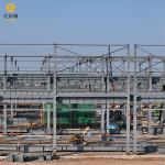 Durable Modern Steel Structure Building Construction With Bolt Connection for sale