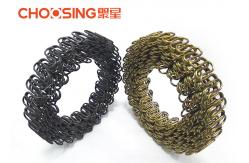 China Sofa Back Upholstery Zig Zag Springs 9 Gauge Wire Diameter Chrome Coating Surface supplier