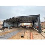 Fire Proof Industrial Steel Frame Buildings Modern Commercial Metal Building Warehouse for sale