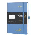 Dotted Note Pages Student Weekly Planner Haze Blue Leatherette Paper for sale