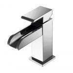 Waterfall Wash Basin Faucet Single Lever Hot and Cold Water Supply for sale