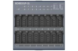 China Decowell Integrated I/O Multifunctional Modules 8DI8DO PLC Communication Module supplier
