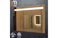 China Silver Smart Custom Bathroom Mirrors Waterproof Led Strip Vanity Mirror supplier