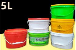 China Fruit Oval Shaped Plastic Bucket with Thermal Transfer and Screen Printing supplier