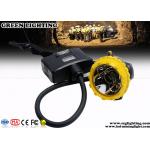 Custom Semi - Corded Mining Cap Lights 10000 Hours Life Span 3.7V 15000 Lux for sale