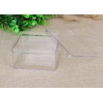Package Gift Boxes Clear Plastic Wedding Square Shaped 143.5×89×61mm for sale