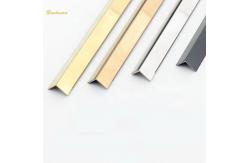 China ASTM AISI Cold Rolled Stainless Steel Tile Trim Gold Plating supplier