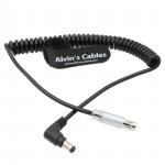 3 Pin Male To Right Angle DC Coiled Power Cable For Tilta Cameras for sale