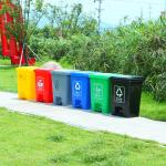 Classified Trash Can Indoor Office Trash Can School Municipal Sanitation Dustbin Toilet Pedal Waste Bin for sale