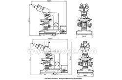China 40X - 1000X Biological Microscope 12V / 50W Halogen Lamp With CE A12.0202 supplier