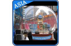 China Airblown Yard Inflatable Bubble Tent Decoration , Inflatable Christmas Snow Globe supplier