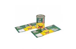 China Wet Glue Label for Customized Adhesive Label Printing on Jars Cans Bottles supplier