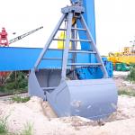 3 Cbm Two Ropes Clamshell Grab Bucket Radio Remote Control Mechanical Leakproof for sale