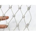 Anti - Corrosive SS316 Wire Rope Mesh Fence / Wire Cable Mesh High Strength for sale